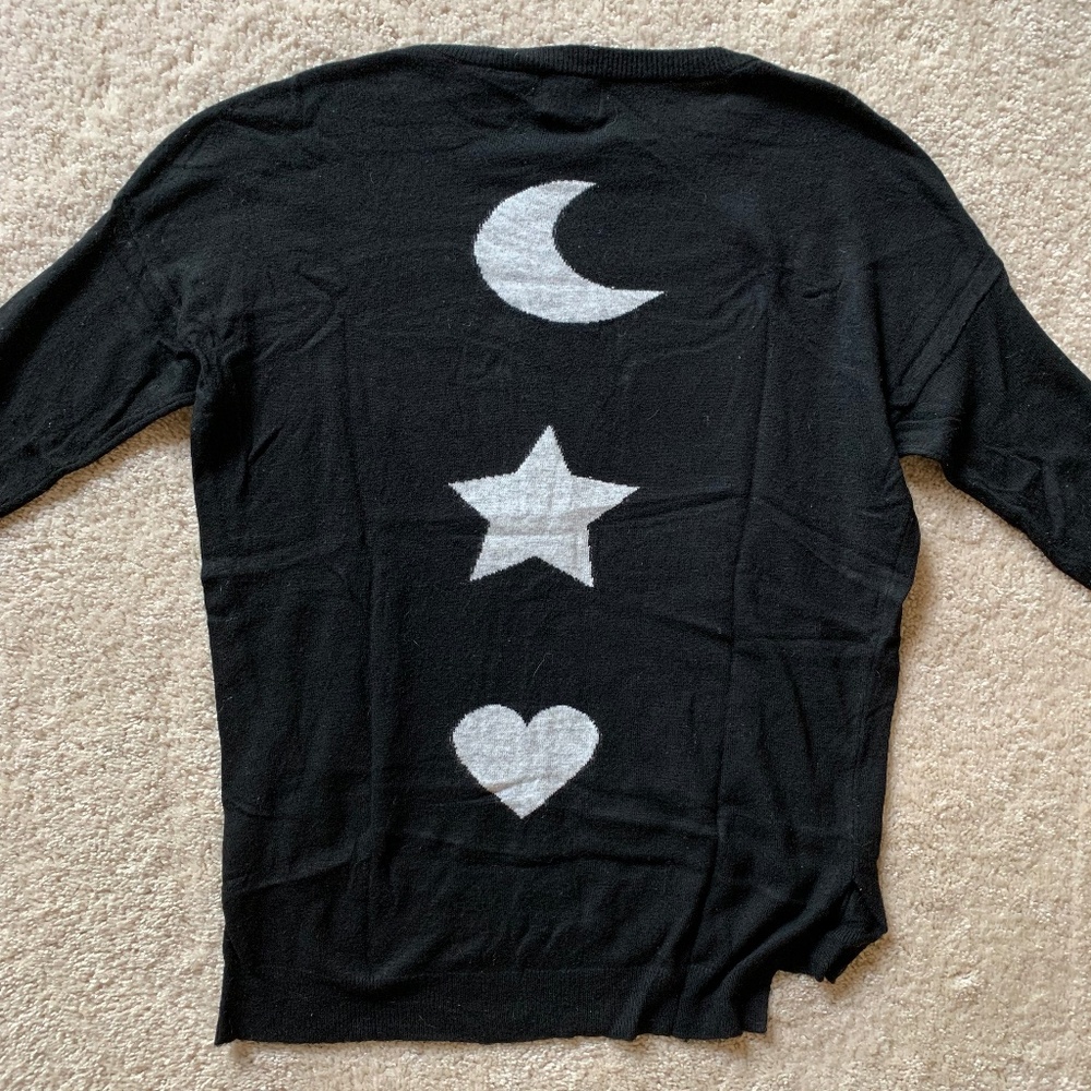 {Press} Moon, Star, Heart Sweater